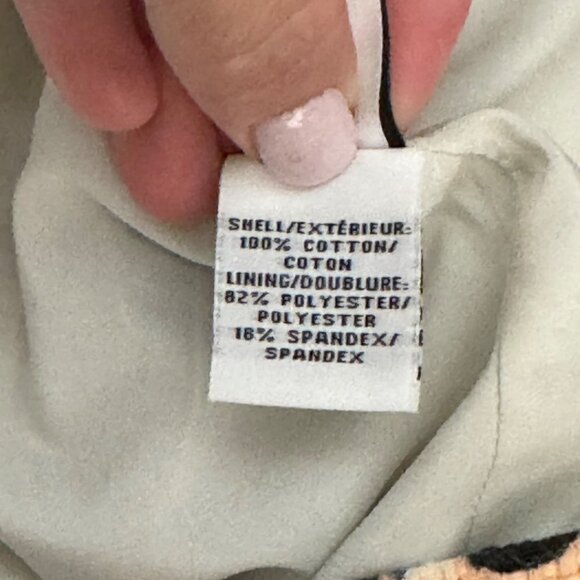 Diane vonFurstenberg DVF NWT Nelly Racing Tweed Peach Mini Skirt Pockets Size 14 - Picture 8 of 12